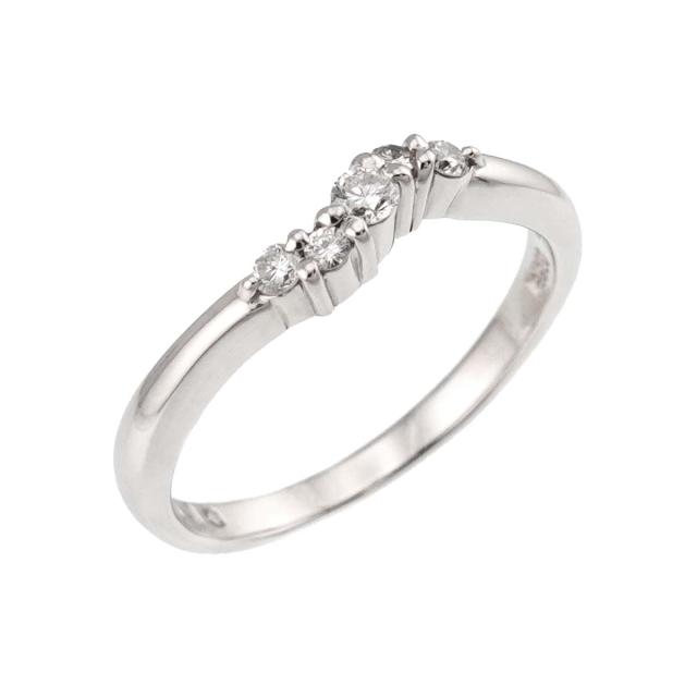 スタージュエリー Star Jewelry 9号 リング ダイヤ 0.10ct Pt プラチナ 指輪 レディース 90318949 【中古】BJ_4