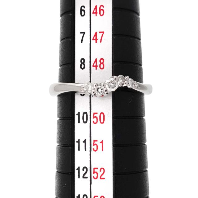 スタージュエリー Star Jewelry 9号 リング ダイヤ 0.10ct Pt プラチナ 指輪 レディース 90318949 【中古】BJ_5