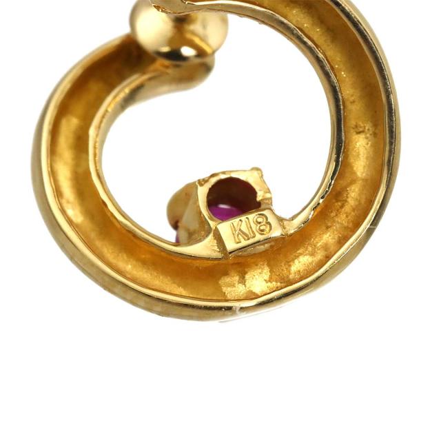 スタージュエリー Star Jewelry ルビー イヤリング K18 YG イエローゴールド 750 レディース 90318951 【中古】BJ_4