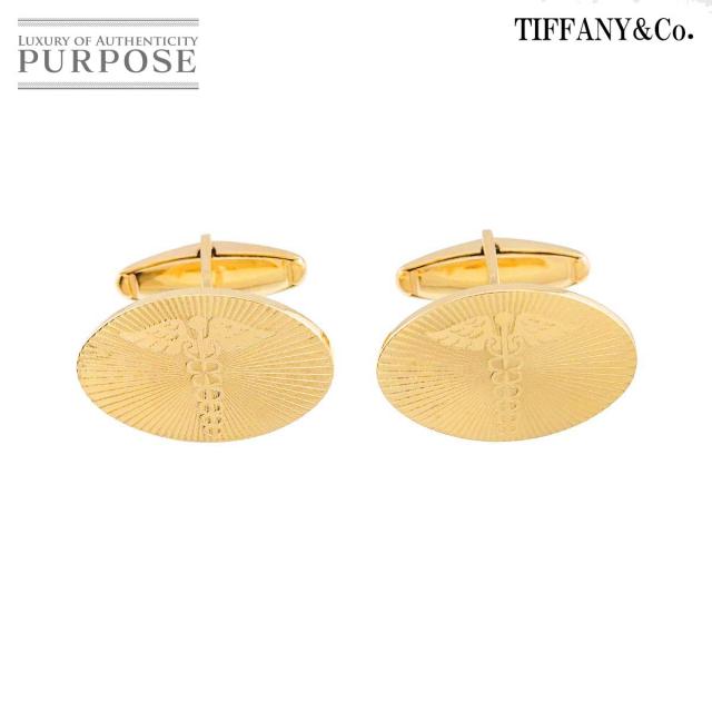 ティファニー TIFFANY&CO. カフス K14 YG イエローゴールド 585 メンズ 90319199 【中古】BJ 296,000円