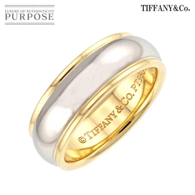 ティファニー TIFFANY&Co. 9号 リング プラチナ Pt K18 YG イエローゴールド 750 指輪 レディース 90319359 【中古】BJ 114,000円