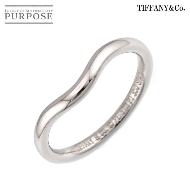 ティファニー TIFFANY&Co. カーブド バンド 7号 リング Pt プラチナ 指輪 レディース 90319393 【中古】BJ