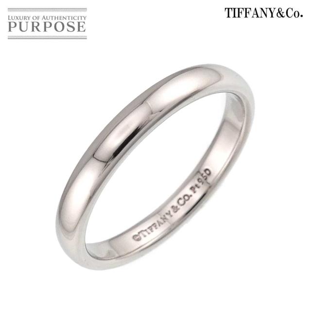 ティファニー TIFFANY&Co. フォーエバー 16.5号 リング 幅3mm Pt プラチナ 指輪 レディース 90319413 【中古】BJ