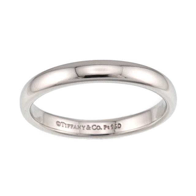ティファニー TIFFANY&Co. フォーエバー 16.5号 リング 幅3mm Pt プラチナ 指輪 レディース 90319413 【中古】BJ_1