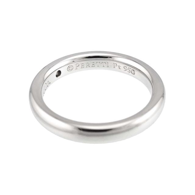 ティファニー TIFFANY&Co. スタッキング バンド 4号 リング ダイヤ 1P Pt プラチナ 指輪 レディース 90319477 【中古】BJ_3