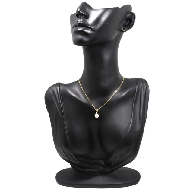 ミキモト MIKIMOTO アコヤ真珠 7.1mm ネックレス 40cm K18 YG イエローゴールド 750 パール レディース 90319484 【中古】BJ_5