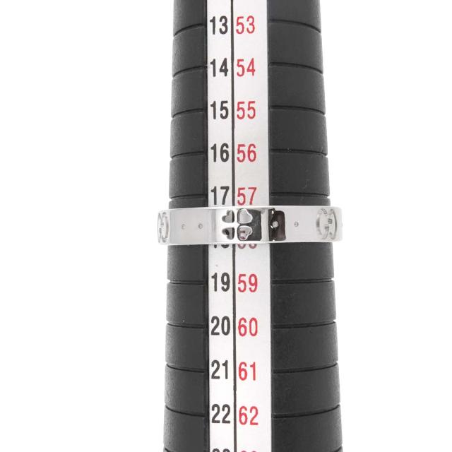 グッチ GUCCI アイコン アモール フォーエバー #18 リング K18 WG ホワイトゴールド 750 指輪 レディース 90319497 【中古】BJ_5
