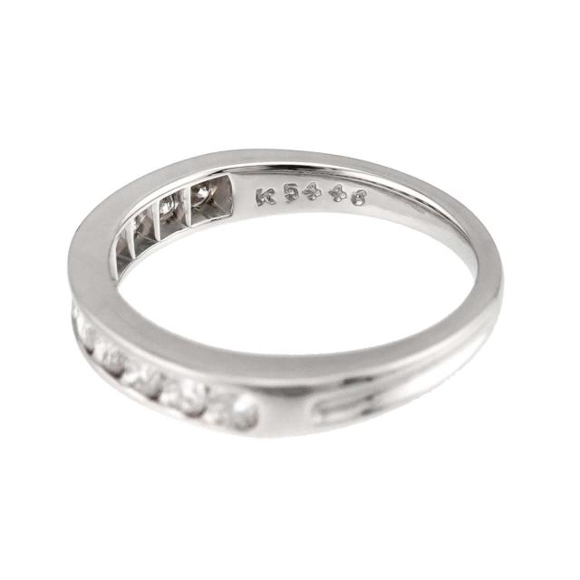 ティファニー TIFFANY&Co. ハーフサークル チャネル セッティング 9号 リング ダイヤ Pt 指輪 レディース 90319828 【中古】BJ_3