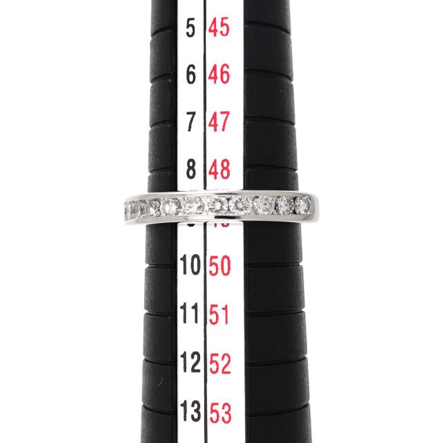 ティファニー TIFFANY&Co. ハーフサークル チャネル セッティング 9号 リング ダイヤ Pt 指輪 レディース 90319828 【中古】BJ_5