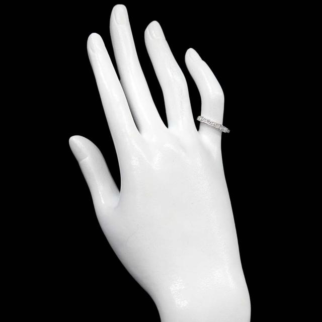 ティファニー TIFFANY&Co. ハーフサークル チャネル セッティング 9号 リング ダイヤ Pt 指輪 レディース 90319828 【中古】BJ_6