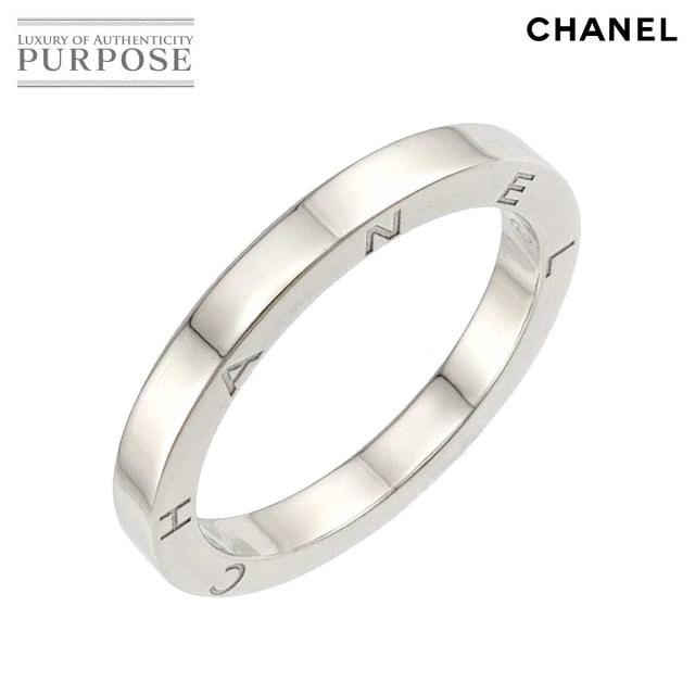 シャネル CHANEL シグネチャー 22号 リング Pt プラチナ ロゴ 指輪 レディース 90319910 【中古】BJ