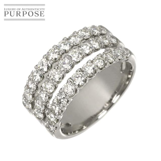 リング 14号 ダイヤ 2.00ct Pt プラチナ 指輪 レディース 90319911 【中古】NJ