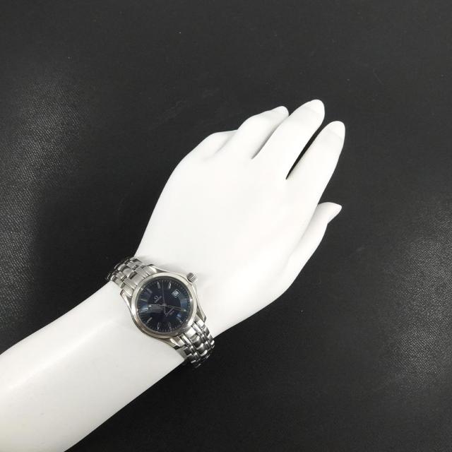 オメガ シーマスター 120m 2571 81 レディース 腕時計 デイト ブルー クォーツ ウォッチ Seamaster 90320048 【中古】時計_3