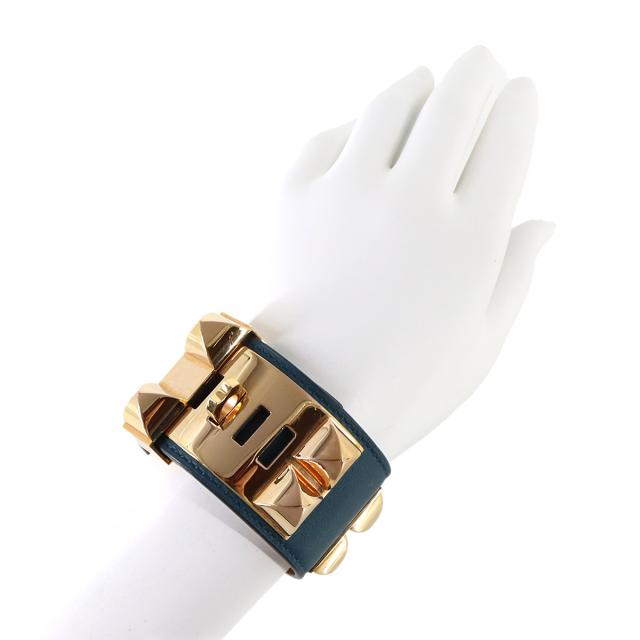 新品同様 エルメス バング コリエドシアン バングル スイフト コルヴェール T刻印 レディース 90320094 【中古】ブランド_7