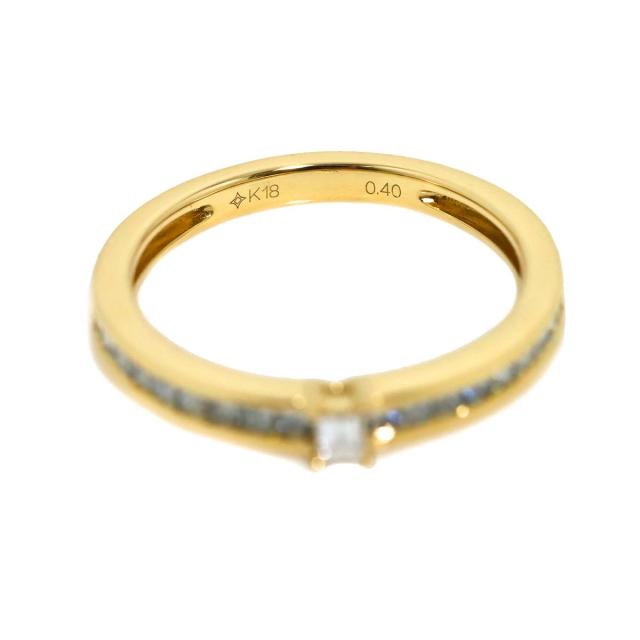 リング 11号 ダイヤ 0.40ct K18 YG イエローゴールド 750 指輪 レディーズ 90320387 【中古】NJ_3