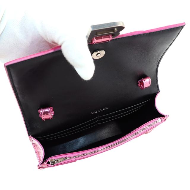 未使用 展示品 バレンシアガ 財布 アワーグラス チェーン ウォレット 二つ折り 長財布 656050 レディース 90320751 【中古】ブランド_6