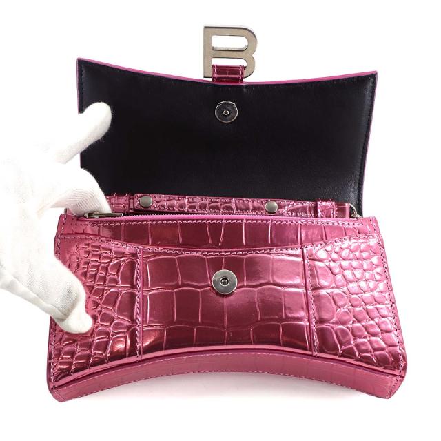 未使用 展示品 バレンシアガ 財布 アワーグラス チェーン ウォレット 二つ折り 長財布 656050 レディース 90320751 【中古】ブランド_8