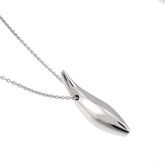 ティファニー TIFFANY&amp;Co. フランク・ゲーリー フィッシュ ネックレス 40cm K18 WG 750 レディース 90320891 【中古】BJ_2