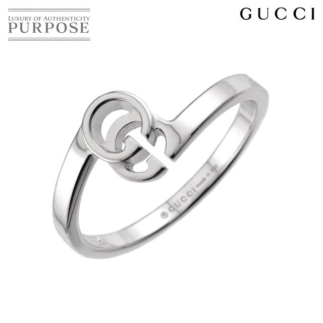 グッチ GUCCI GGランニング #9 リング K18 WG ホワイトゴールド 750 指輪 レディース 90321540 【中古】BJ