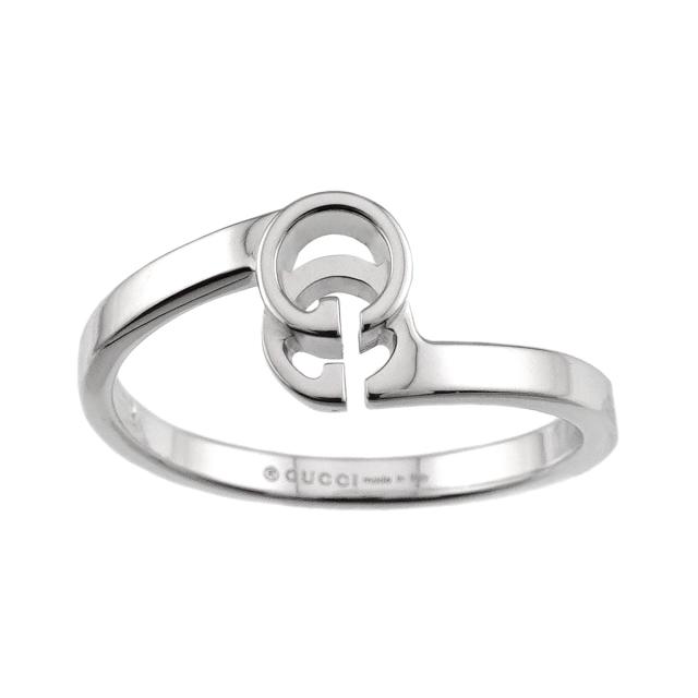グッチ GUCCI GGランニング #9 リング K18 WG ホワイトゴールド 750 指輪 レディース 90321540 【中古】BJ_1