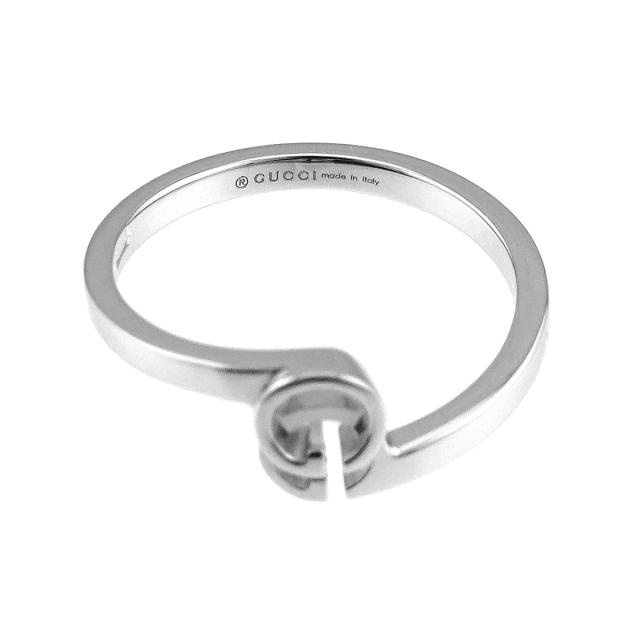 グッチ GUCCI GGランニング #9 リング K18 WG ホワイトゴールド 750 指輪 レディース 90321540 【中古】BJ_2