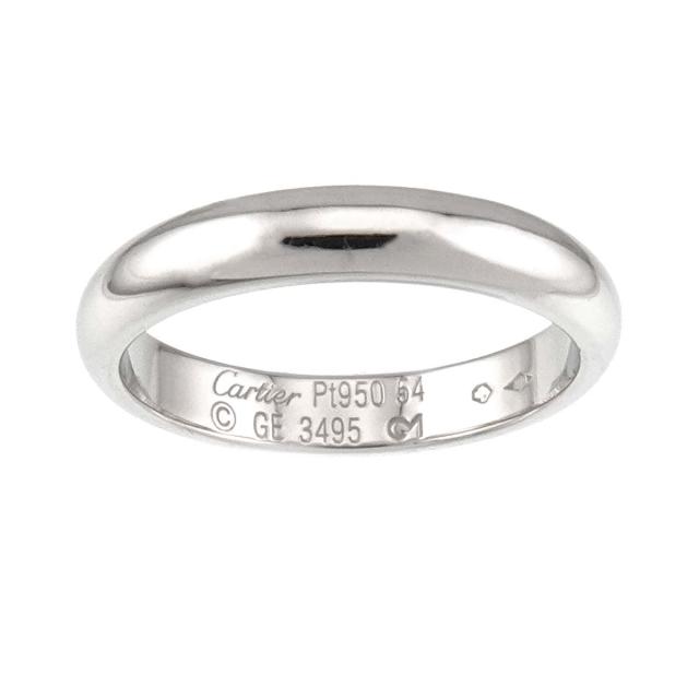 カルティエ Cartier 1895 クラシック バンド #54 リング Pt プラチナ 指輪 レディース 90321555 【中古】BJ_1