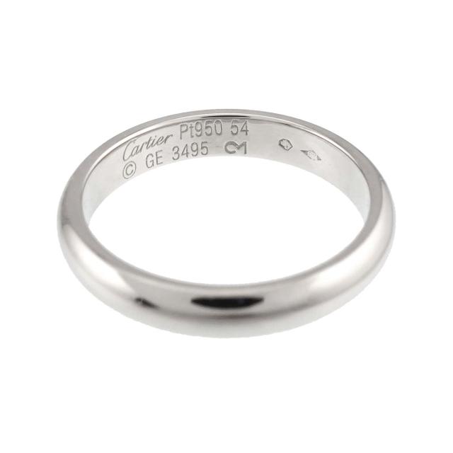 カルティエ Cartier 1895 クラシック バンド #54 リング Pt プラチナ 指輪 レディース 90321555 【中古】BJ_2