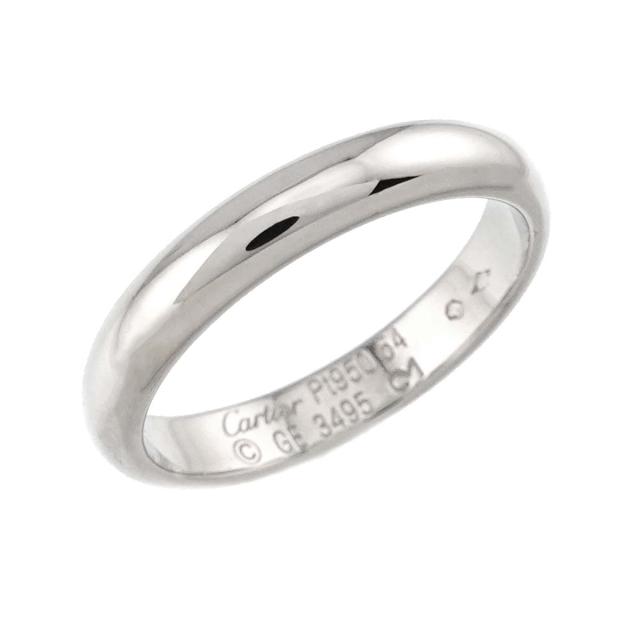 カルティエ Cartier 1895 クラシック バンド #54 リング Pt プラチナ 指輪 レディース 90321555 【中古】BJ_3