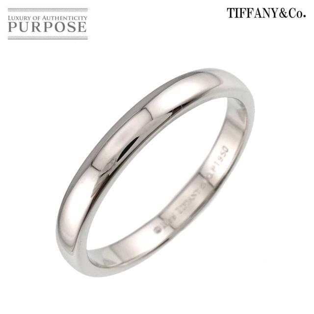 ティファニー TIFFANY&Co. フォーエバー 18号 リング 幅3mm Pt プラチナ 指輪 レディース 90321573 【中古】BJ