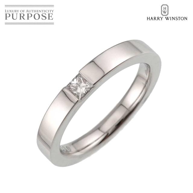 ハリーウィンストン HARRY WINSTON プリンセス 8.5号 リング ダイヤ Pt プラチナ 指輪 レディース 90321596 【中古】BJ