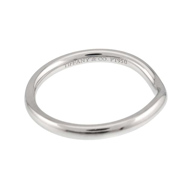 ティファニー TIFFANY&Co. カーブド バンド 9.5号 リング Pt プラチナ 指輪 レディース 90321842 【中古】BJ_2