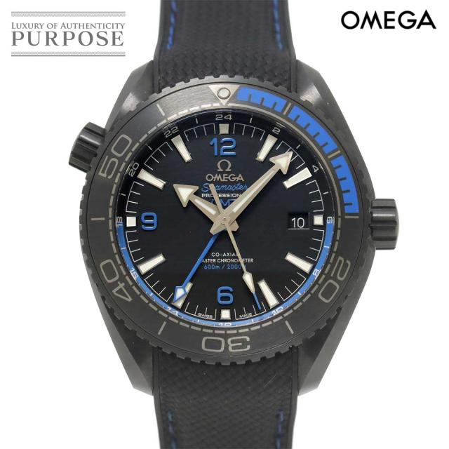 オメガ シーマスター プラネットオーシャン 600M コーアクシャル GMT ディープブラック 215 92 46 22 01 002 90322078 【中古】時計