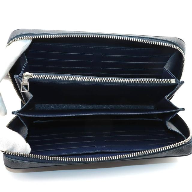 美品 ルイ ヴィトン 財布 タイガ ジッピーXL ラウンドファスナー 長財布 レザー ブルーマリーヌ レディース 90322507 【中古】ブランド_4