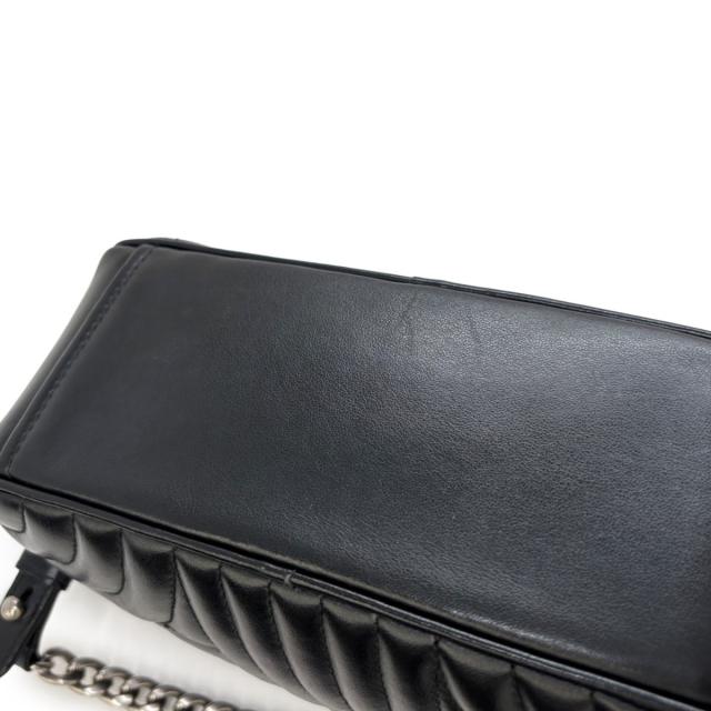 新品同様 プラダ バッグ ダイアグラム チェーン ショルダー バッグ レザー ネロ ブラック 1BH083 レディース 90322569 【中古】ブランド_8