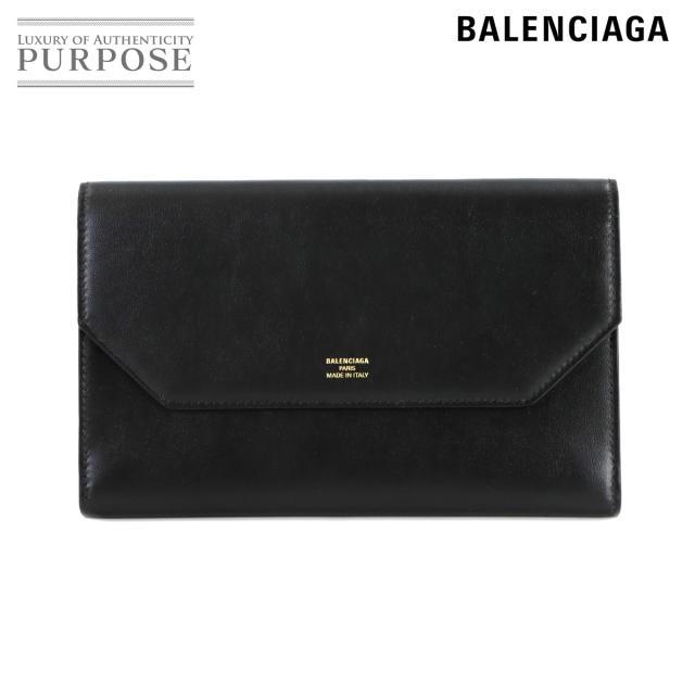 未使用 展示品 バレンシアガ 財布 エンベロープ スリム ロング ウォレット 長財布 レザー レディース メンズ 90322656 【中古】ブランド