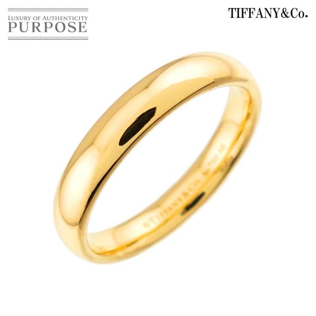 ティファニー TIFFANY&amp;CO. フォーエバー バンド 20号 リング 幅4mm K18 YG イエローゴールド 750 指輪 レディース 90323560 【中古】BJ