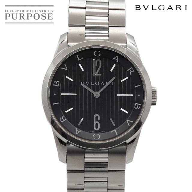 ブルガリ BVLGARI ソロテンポ ST37S メンズ 腕時計 ブラック クォーツ 