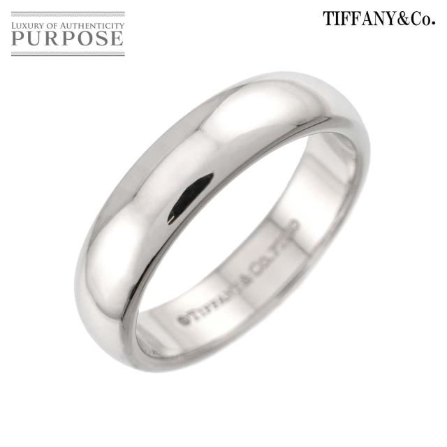 ティファニー TIFFANY&Co. フォーエバー 9.5号 輪っか 幅4.5粍 Pt プラチナ 指環 レディース 90323652 【中古】BJ