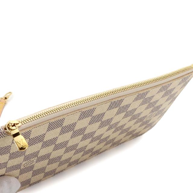 未使用 展示品 ルイ ヴィトン バッグ ダミエ アズール ポーチ ベージュ ゴールド 金具 レディース 90323950 【中古】ブランド_6