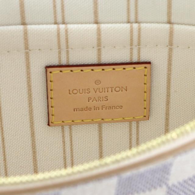 未使用 展示品 ルイ ヴィトン バッグ ダミエ アズール ポーチ ベージュ ゴールド 金具 レディース 90323951 【中古】ブランド_5