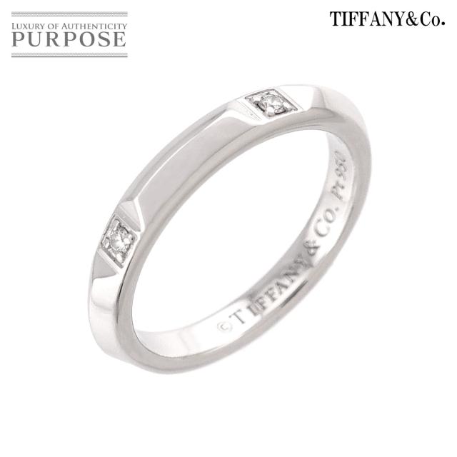 ティファニー TIFFANY&Co. トゥルー ダンス楽隊 6.5号 輪っか 時刻表 Pt プラチナ 指環 レディース 90324495 【中古】BJ