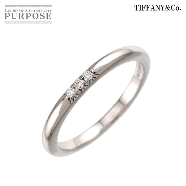 ティファニー TIFFANY&Co. フォーエバー 11.5号 リング 幅2mm ダイヤ Pt プラチナ 指輪 レディース 90326336 【中古】BJ