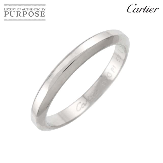 カルティエ Cartier デクラレーション #59 輪っか Pt プラチナ 指環 レディース 90326337 【中古】BJ