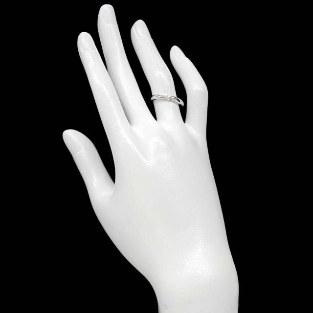 ティファニー TIFFANY&Co. スタッキング バンド 11.5号 リング ダイヤ 1P Pt プラチナ 指輪 レディース 90326339 【中古】BJ_5