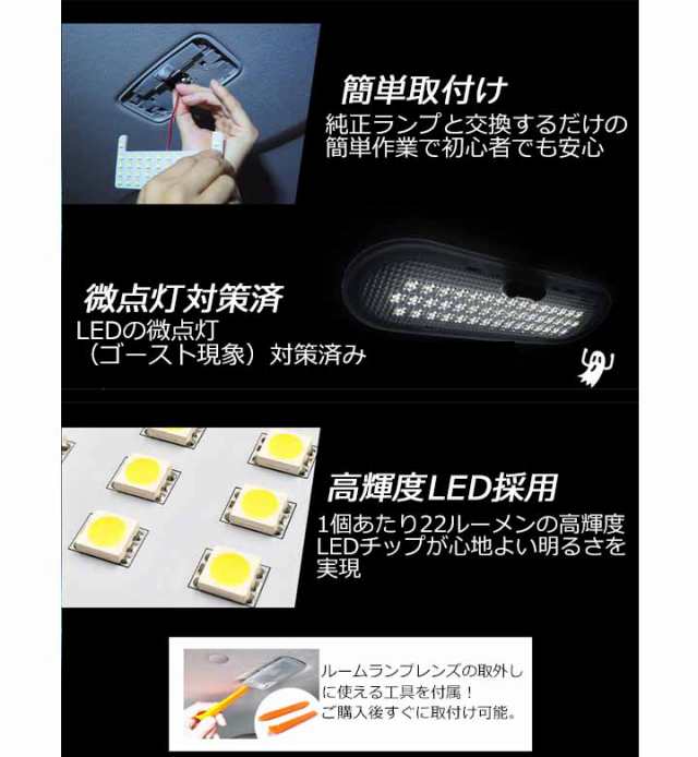 SPHERE LIGHT トヨタ シエンタ170系専用 LEDルームランプセット スフィアライト SLRM-21