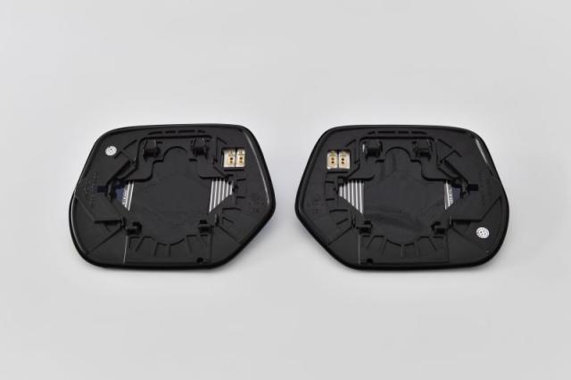 ホンダ ステップ ワゴン RK1.2.5.6 (2019/10~) AutoStyle ワイドビュードアミラーレンズ ブルーレンズ 左右セット ミラーヒーター対応 オートスタイル 青 005504_1