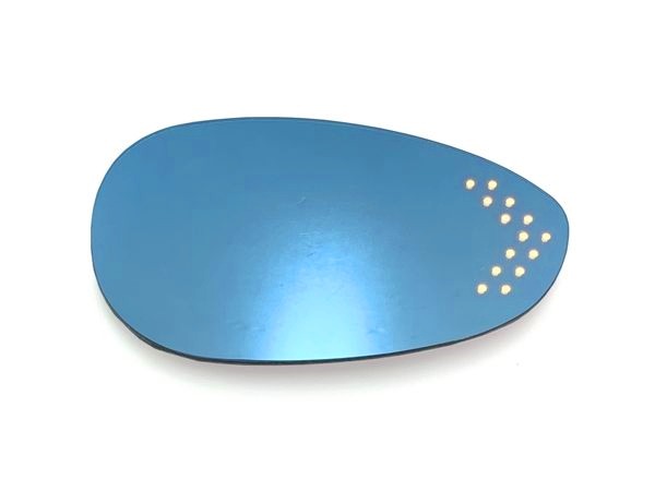 アバルト グランデ プント オールモデル AutoStyle ワイドビュードアミラーレンズドアミラーレンズ with LEDターンシグナル 左右セット ミラーヒーター対応 オートスタイル 青 006870の通販は