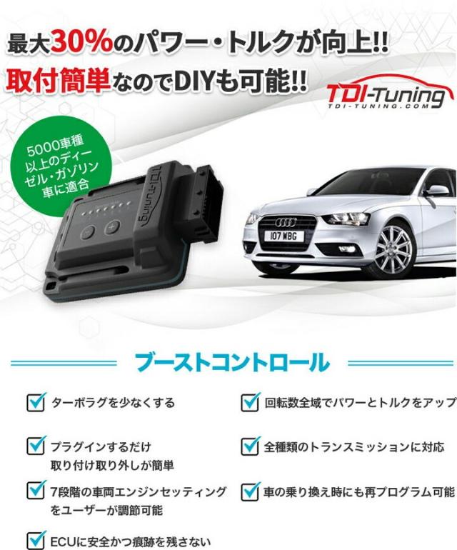 Mercedes-Benz Aクラス A250 2.0L 211PS ガソリン車 TDI Tuning CRTD4