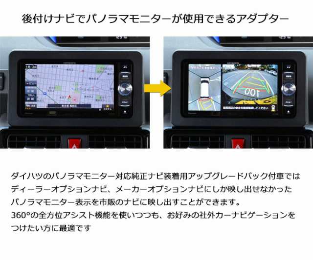 パノラマ 人気 モニター 対応 純正 ナビ 装着 用 アップグレード パック