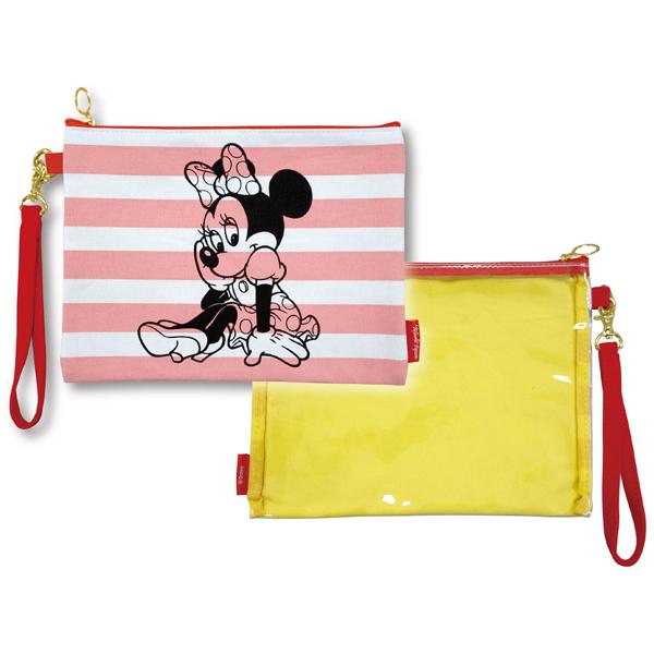 ディズニー フラットポーチ スマホ用ポーチ Lサイズ ミニー メール便送料無料 の通販はau Pay マーケット こまもの本舗 Au Pay マーケット店